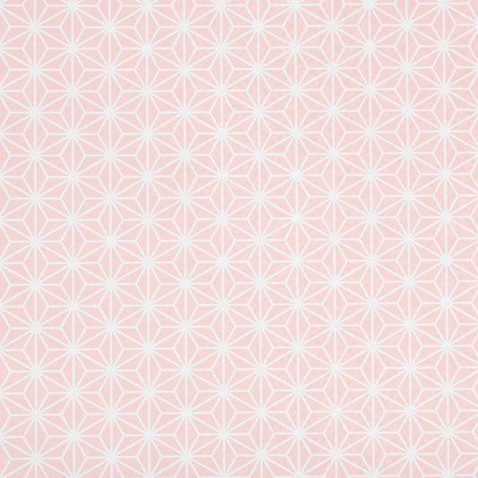 Pink Asanoha Japanese Gift Wrapping Paper