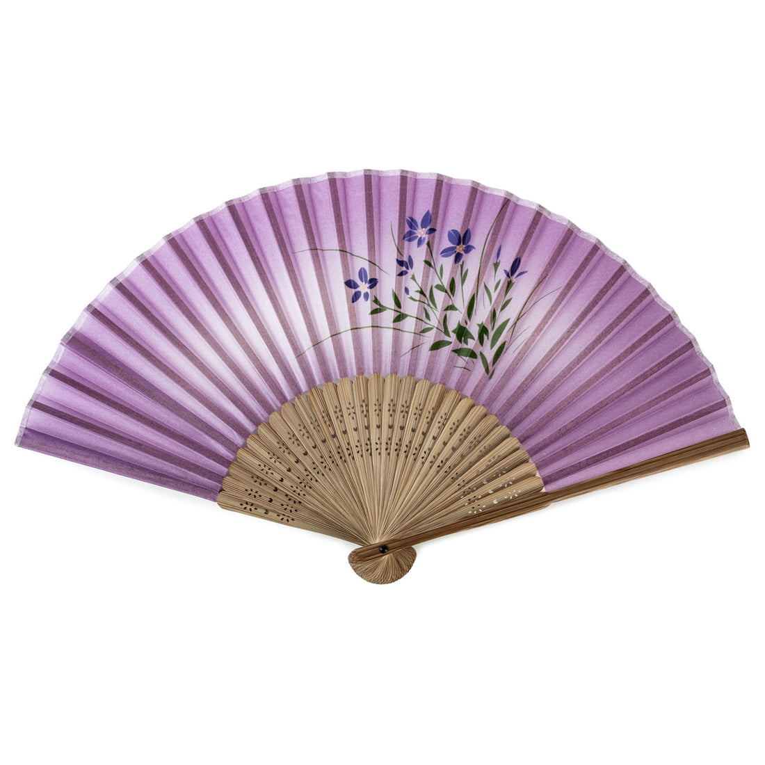 Purple Bellflower Fan – The Japanese Shop