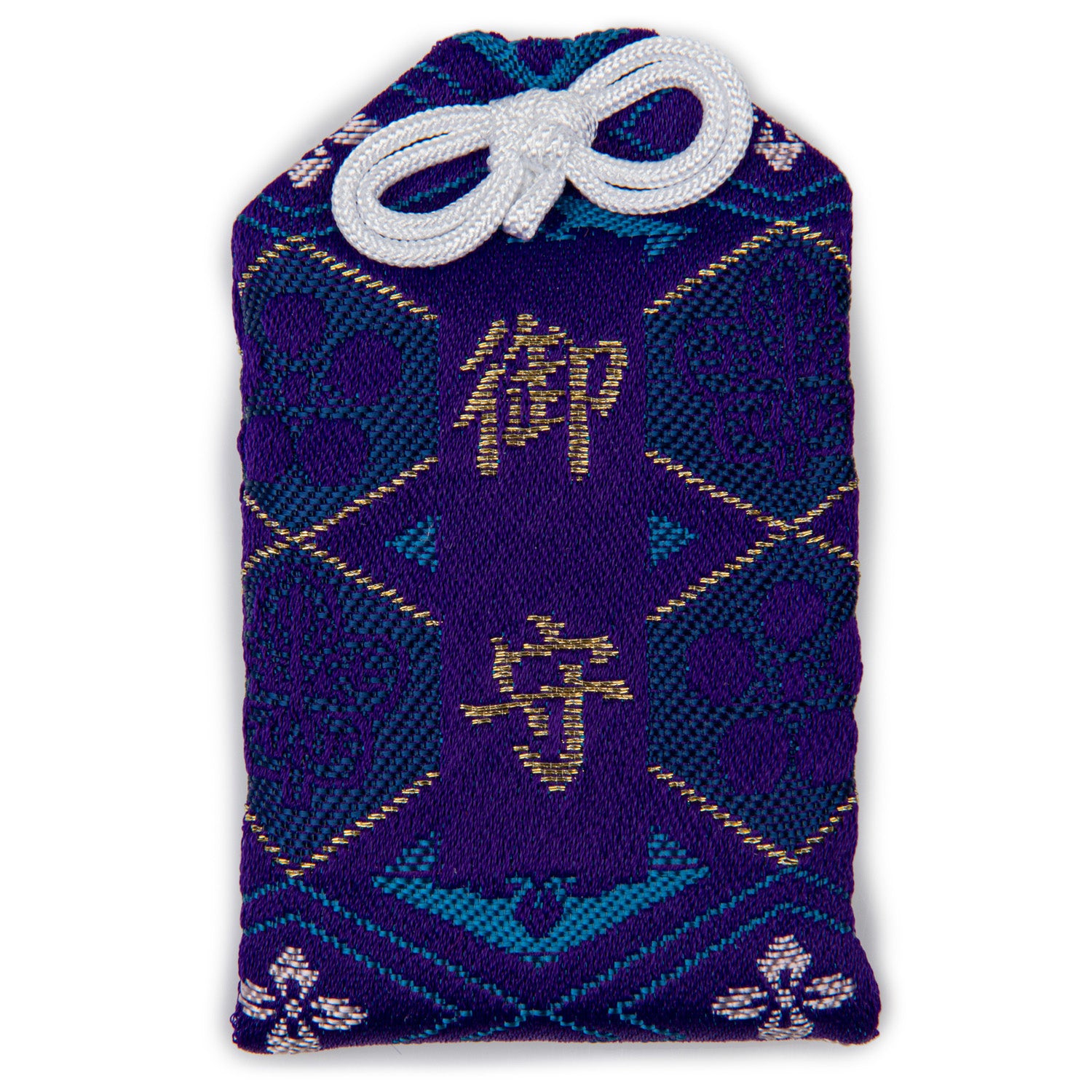 Purple Kamon Japanese Omamori Lucky Charm