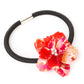 Red Cherry Blossom Japanese Hair Bobble