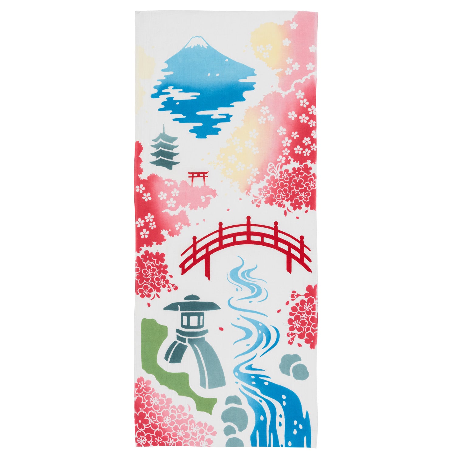 Sakura Garden Japanese Tapestry Wall Hanging