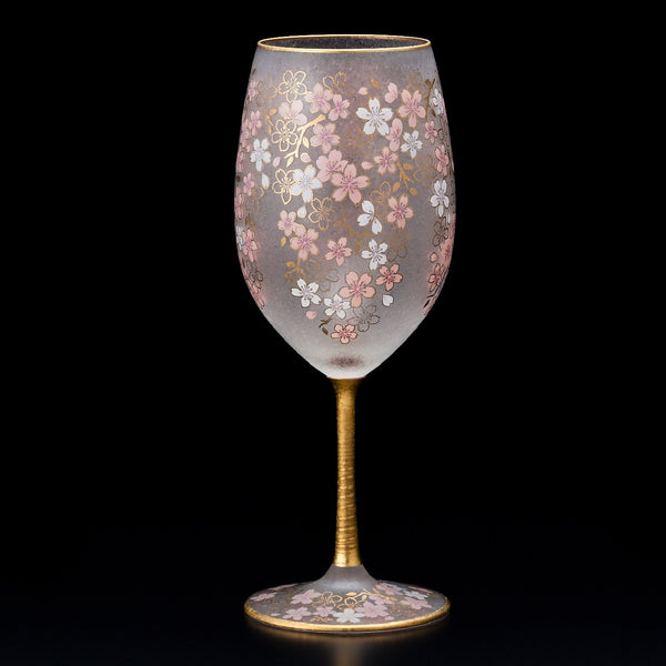 Sakura Wine Glass  The Japanese Shop