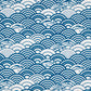 Seikaiha Blue Japanese Gift Wrap Paper