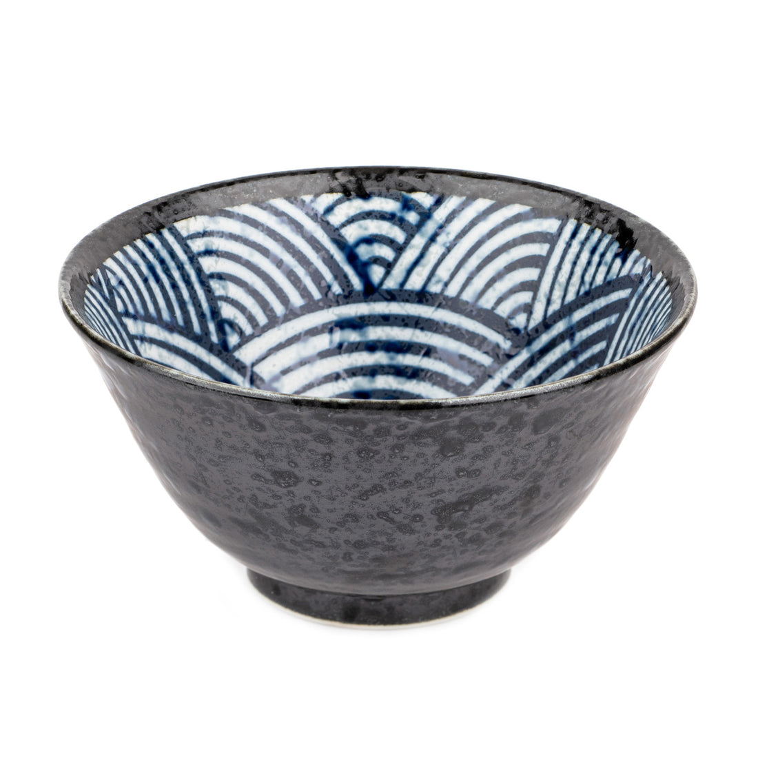 Seikaiha Ceramic Japanese Rice Bowl The Japanese Shop
