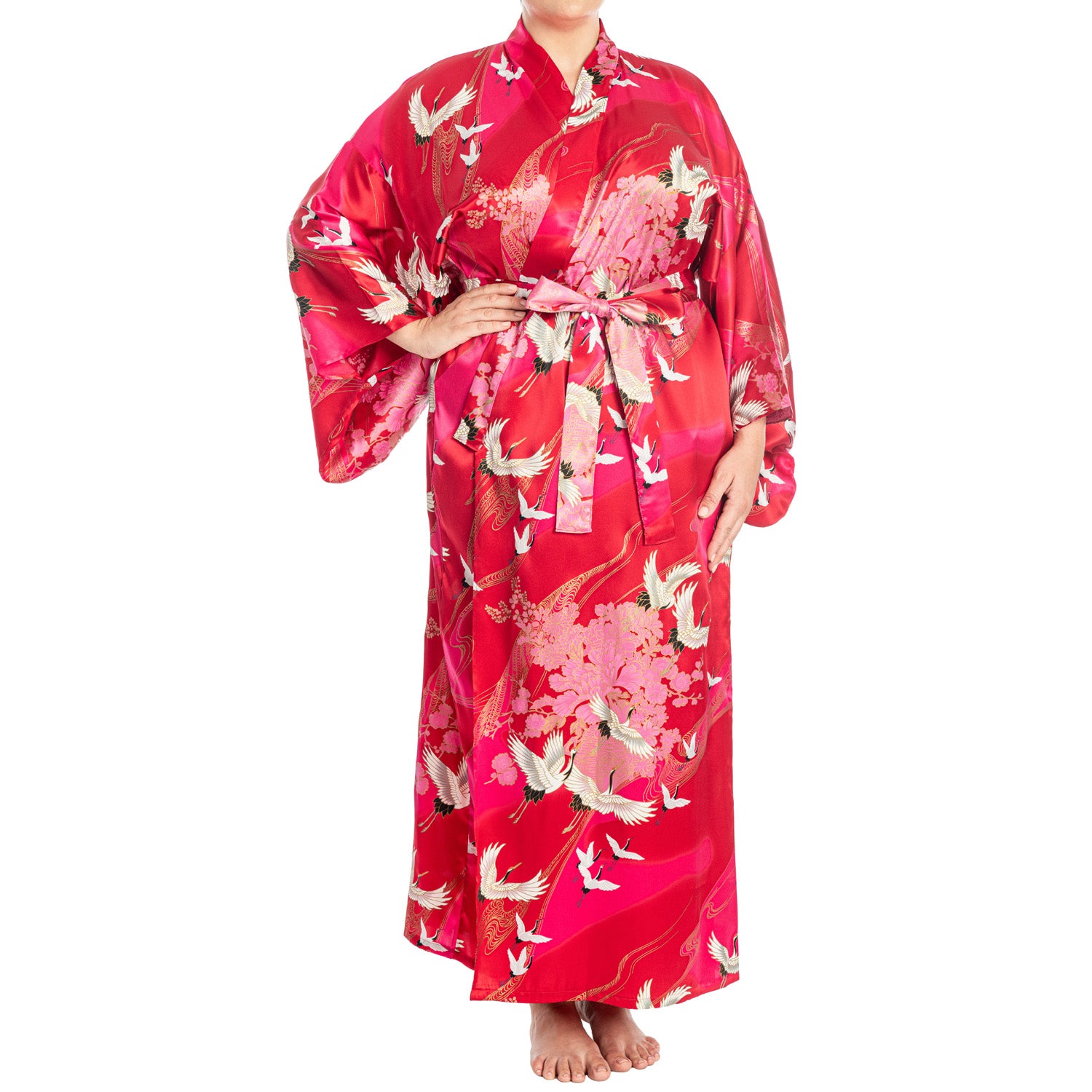 Long kimono outlet robe