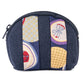 Small Navy Blue Japanese Pouch Bag