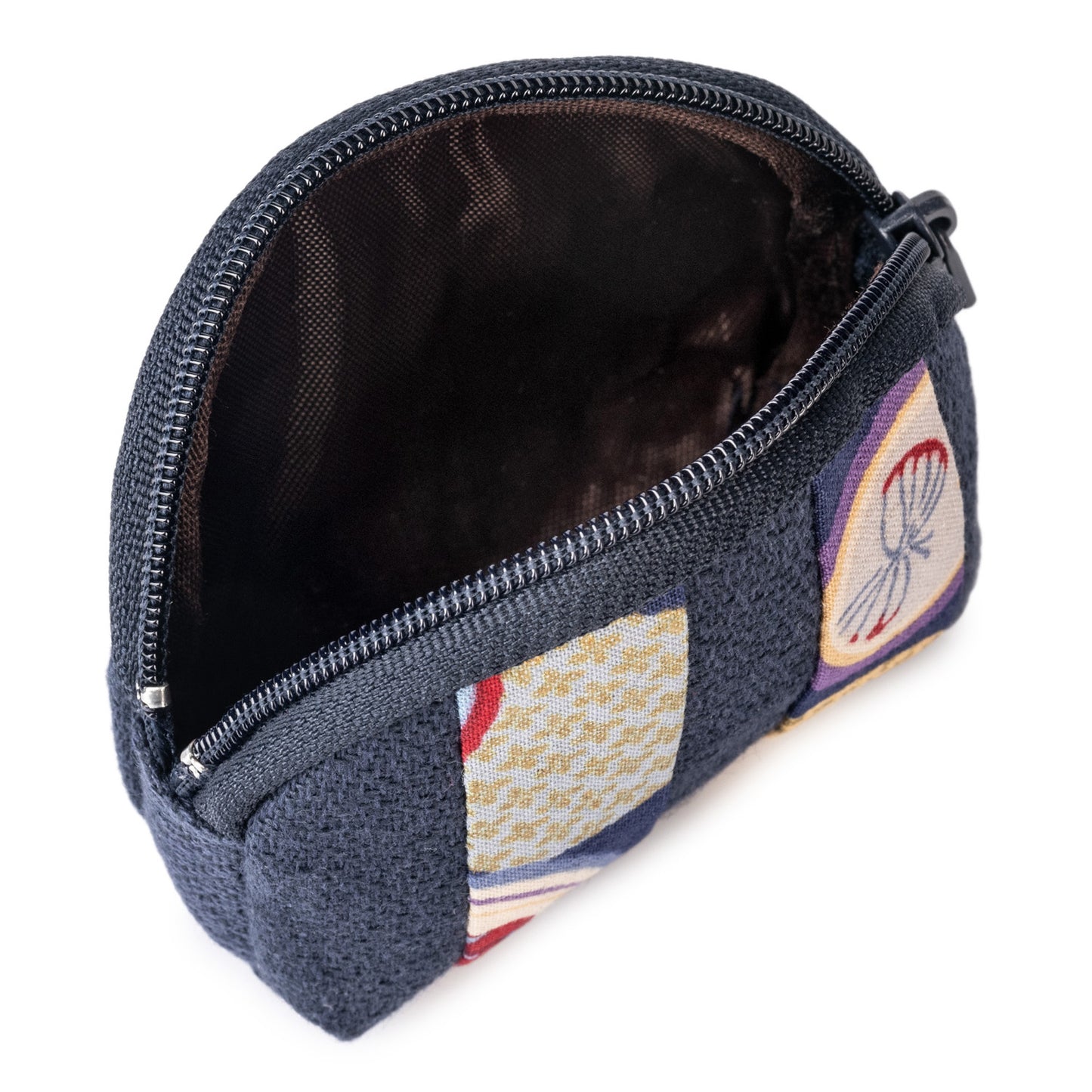 Small Navy Blue Japanese Pouch Bag