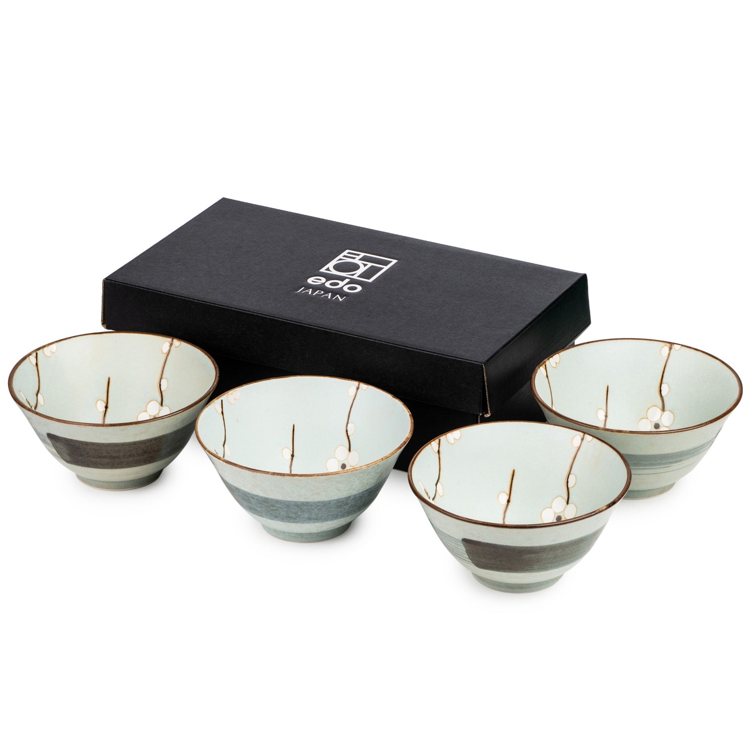 Soushun Cherry Blossom Japanese Rice Bowl Set
