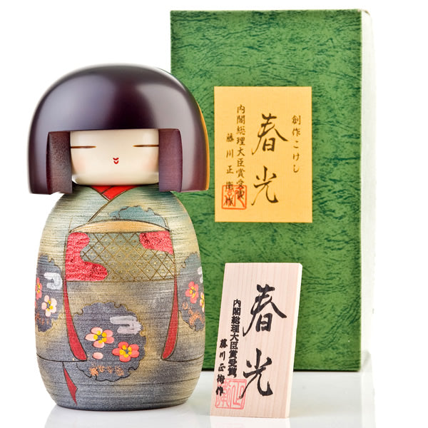 Sweet Lady Japanese Wooden Kokeshi Doll