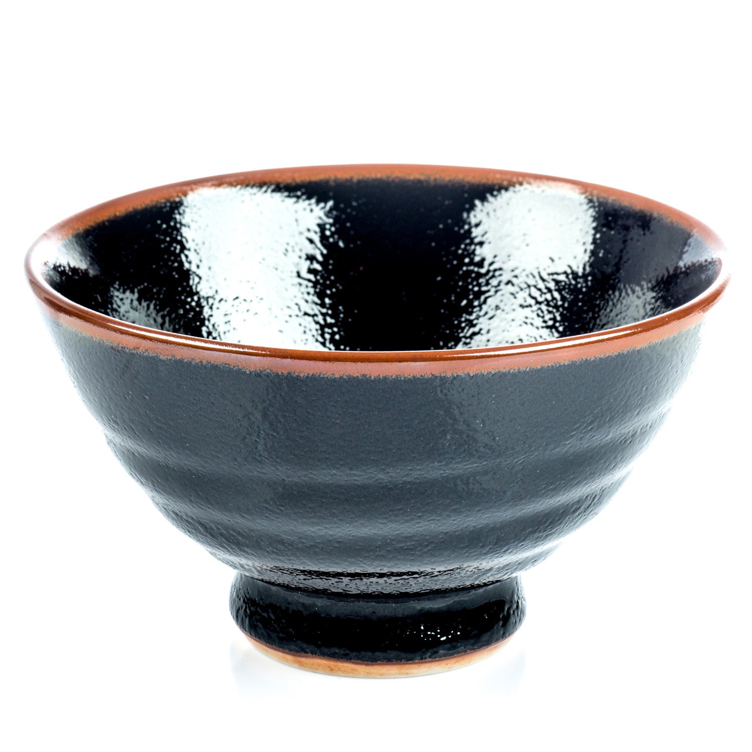 Tenmoku Black Japanese Rice Bowl