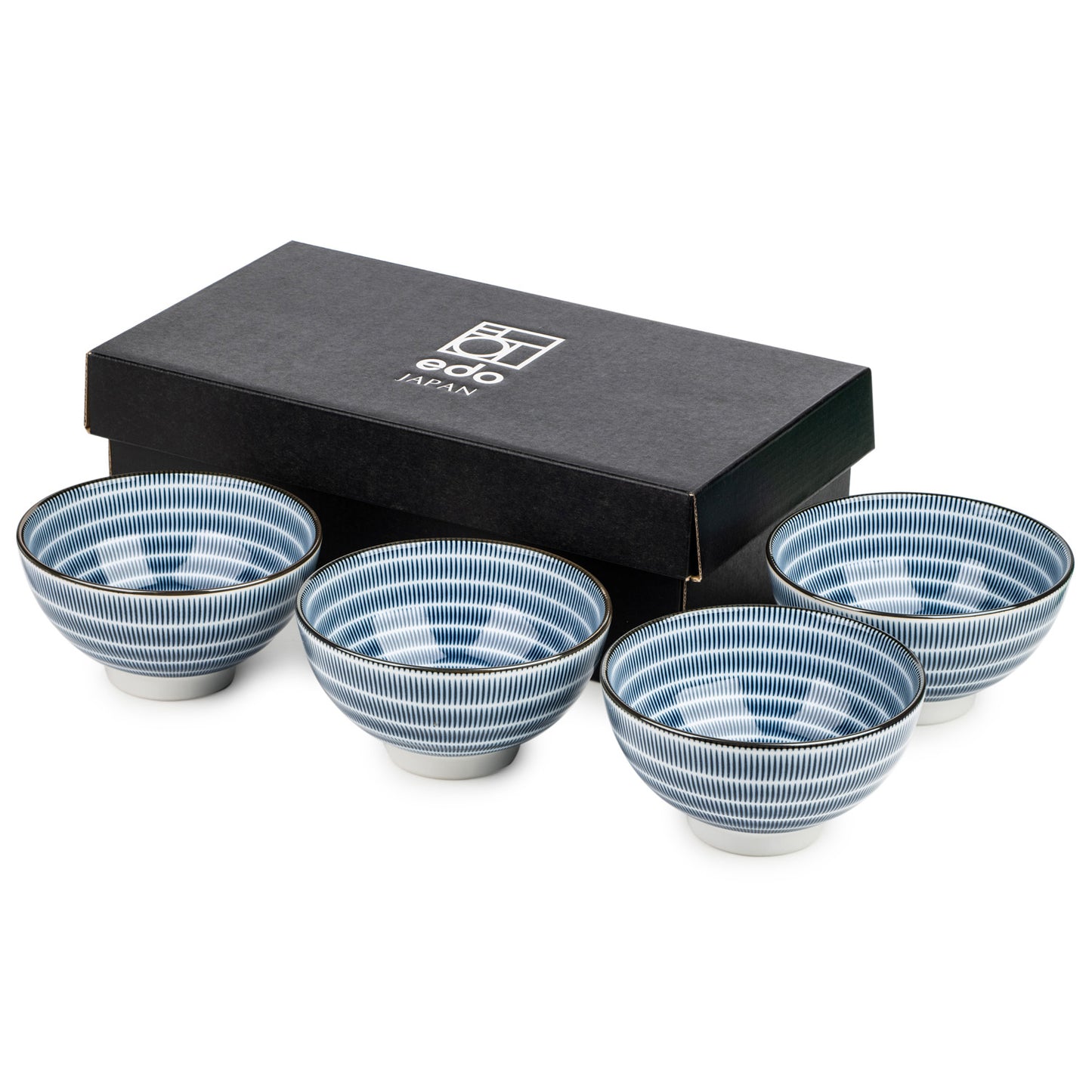 Tochiri Traditional Japanese Rice Bowl Set