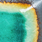 Turquoise Crackleglaze Oblong Plate Set